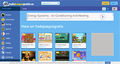 Desktop Screenshot of games.todojuegosgratis.es
