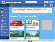 Tablet Screenshot of games.todojuegosgratis.es