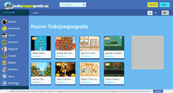 Desktop Screenshot of giochi.todojuegosgratis.es