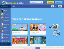 Tablet Screenshot of jogos.todojuegosgratis.es