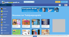 Desktop Screenshot of jeux.todojuegosgratis.es