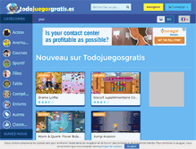Tablet Screenshot of jeux.todojuegosgratis.es
